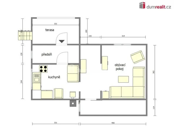 Prodej chaty, Liběchov, Pod Kostelíčkem, 35 m2