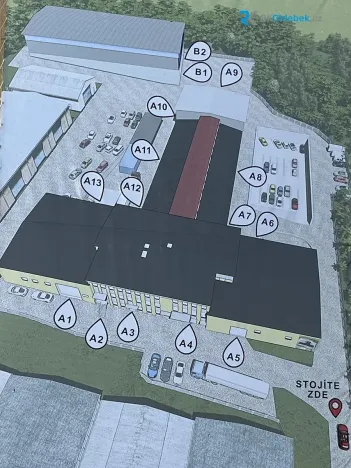 Pronájem kanceláře, Sedliště, 519 m2