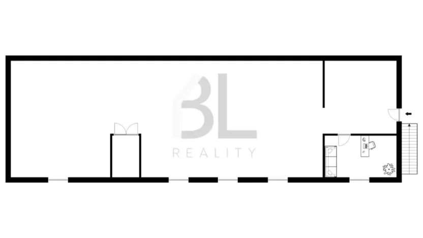 Pronájem obchodního prostoru, Bučovice, Legionářská, 539 m2