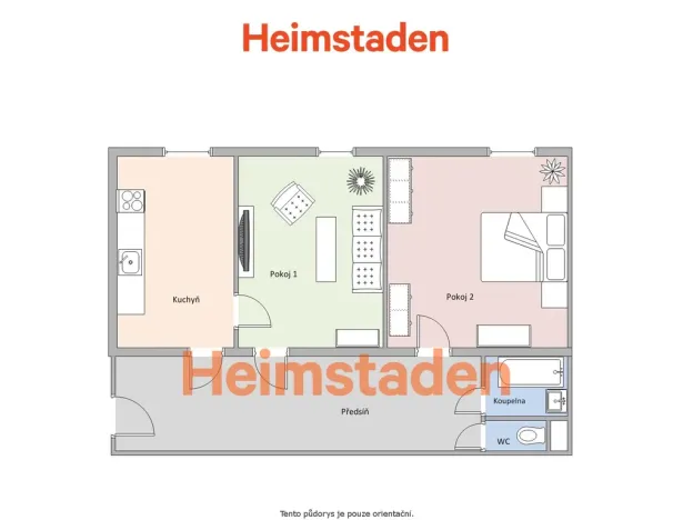 Pronájem bytu 2+1, Ostrava - Poruba, 17. listopadu, 59 m2