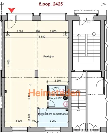 Pronájem kanceláře, Ostrava - Moravská Ostrava, Zborovská, 83 m2