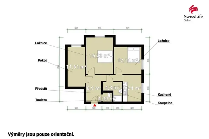 Prodej bytu 3+1, Tachov, Zárečná, 63 m2