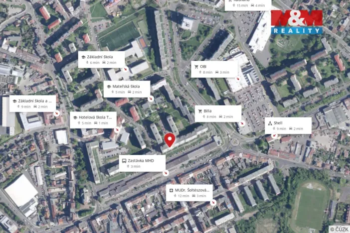 Prodej bytu 3+1, Teplice - Trnovany, Antala Staška, 81 m2