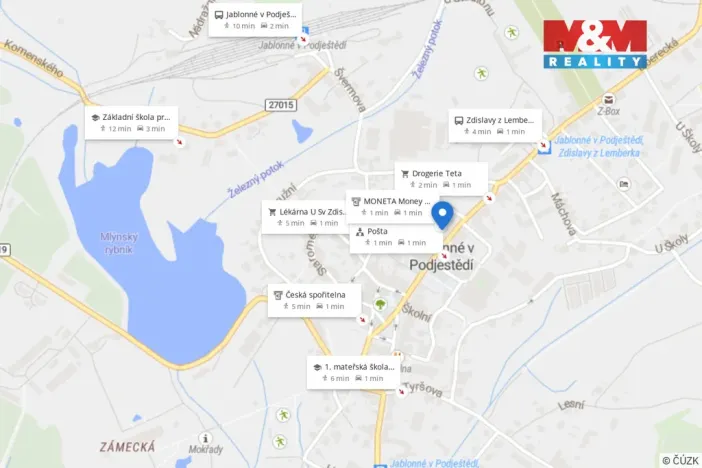 Pronájem bytu 2+kk, Jablonné v Podještědí, Zdislavy z Lemberka, 49 m2