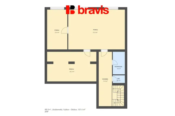 Prodej rodinného domu, Vyškov - Dědice, Jízdárenská, 157 m2