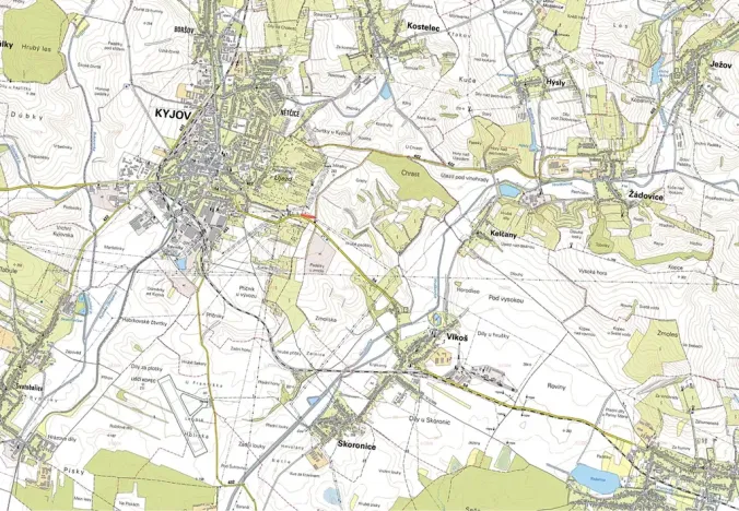 Prodej pole, Kyjov, 3462 m2