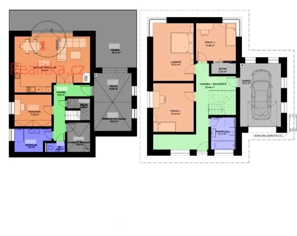 Prodej rodinného domu, Ondřejov, Pod Oborou, 232 m2