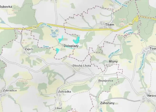 Prodej podílu lesa, Neveklov, 7656 m2