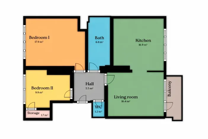 Prodej bytu 3+1, Praha - Vršovice, Čeljabinská, 77 m2