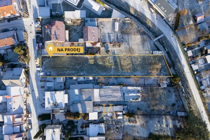 Prodej pozemku pro bydlení, Olomouc, Česká čtvrť, 1172 m2