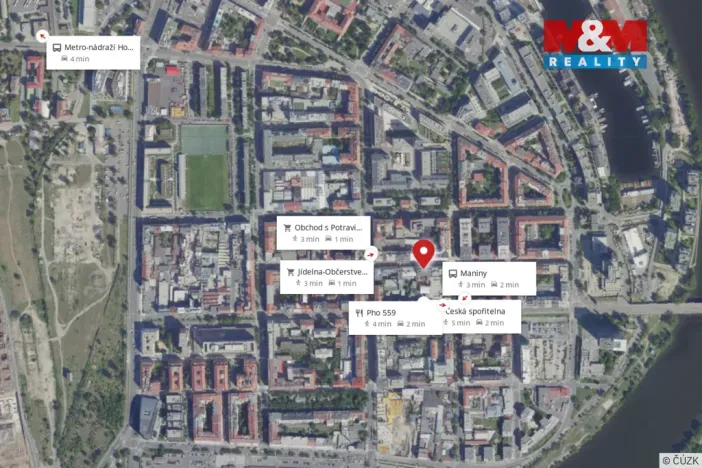 Pronájem kanceláře, Praha - Holešovice, Přístavní, 22 m2