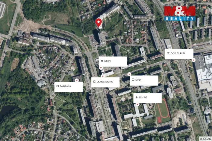 Prodej bytu 2+kk, Hradec Králové - Nový Hradec Králové, Durychova, 47 m2