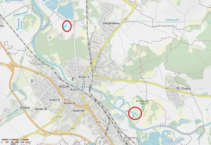 Prodej podílu louky, Kolín, 3585 m2