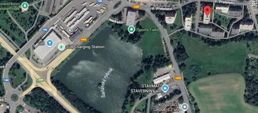 Pronájem bytu 1+1, Písek - Budějovické Předměstí, třída Přátelství, 37 m2