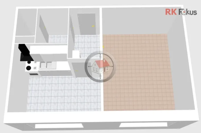 Pronájem bytu 1+1, Třebíč, Moskevská, 33 m2