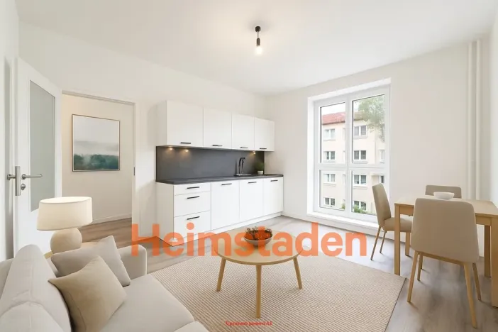 Pronájem bytu 1+kk, Ostrava - Poruba, Hlavní třída, 22 m2