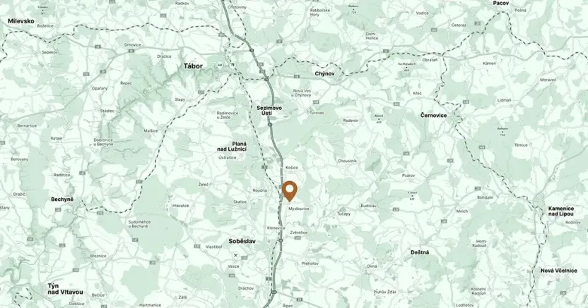 Prodej pozemku pro bydlení, Myslkovice, 9498 m2