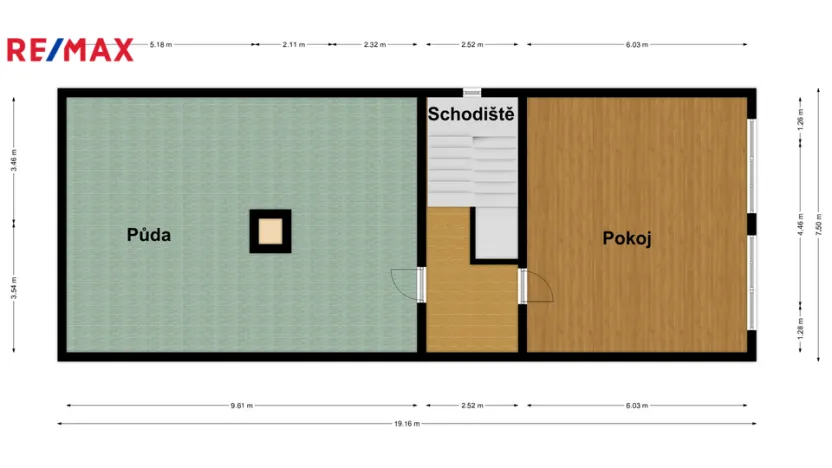Prodej rodinného domu, Nové Město nad Metují - Krčín, 1. máje, 97 m2
