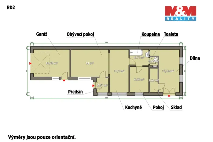 Prodej rodinného domu, Strakonice - Střela, 117 m2