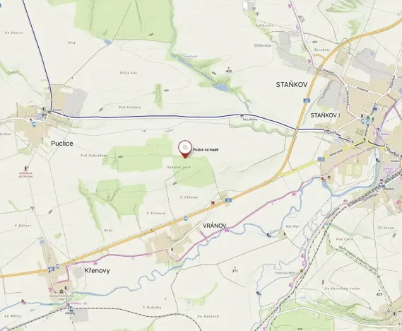 Prodej lesa, Staňkov, 4433 m2