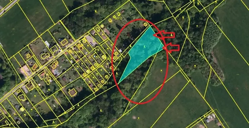 Prodej podílu lesa, Český Těšín, 1585 m2