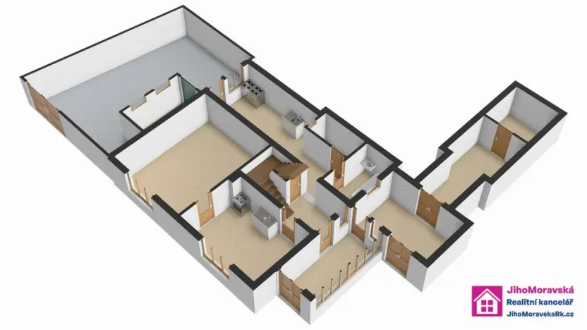 Prodej rodinného domu, Klobouky u Brna, Údolní, 130 m2