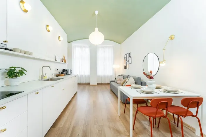 Pronájem bytu 2+kk, Praha - Vinohrady, Rumunská, 39 m2