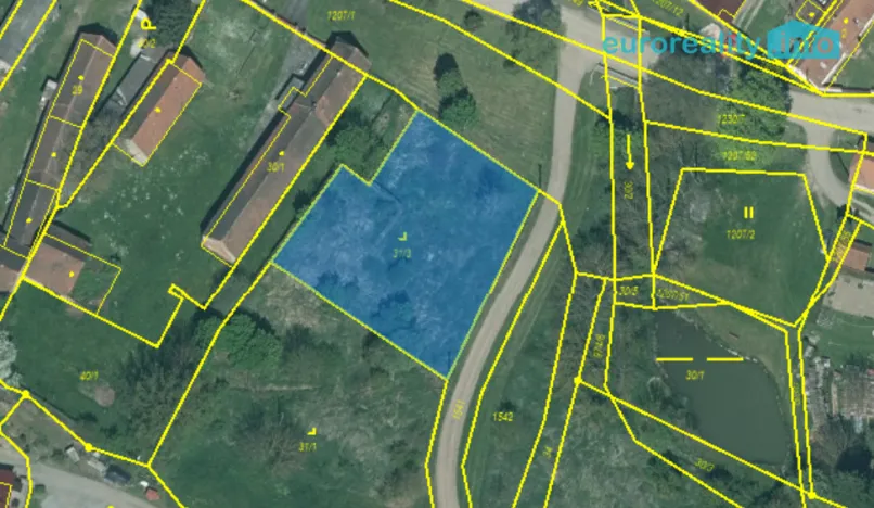Prodej pozemku pro bydlení, Ves Touškov - Mířovice, 1201 m2