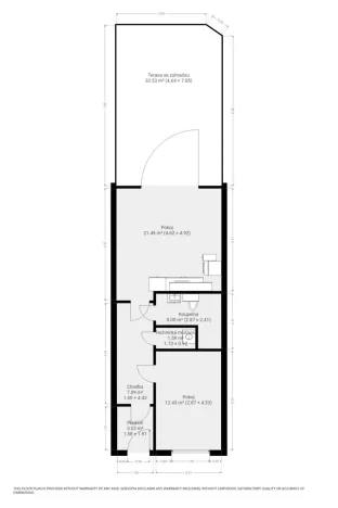 Pronájem bytu 2+kk, Nemojany, 50 m2