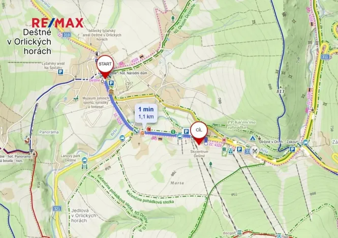Prodej bytu 2+kk, Deštné v Orlických horách, 62 m2