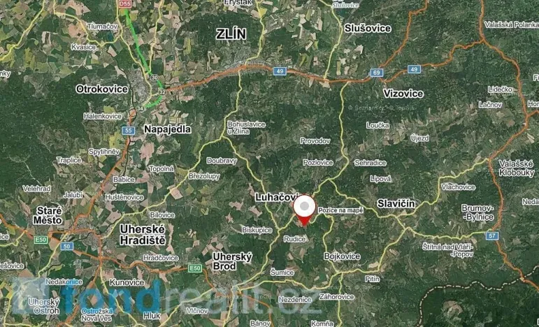 Prodej pozemku, Luhačovice, 23500 m2