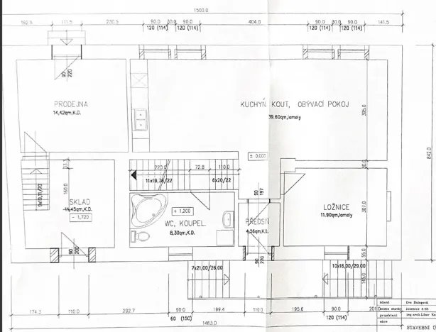 Prodej rodinného domu, Jesenice, Budějovická, 273 m2
