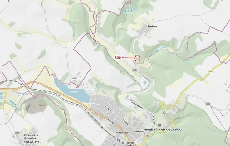 Dražba lesa, Náměšť nad Oslavou, 177 m2