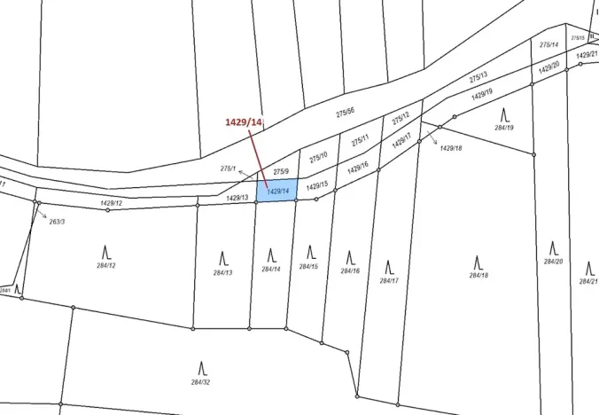 Dražba pozemku, Milavče, 80 m2