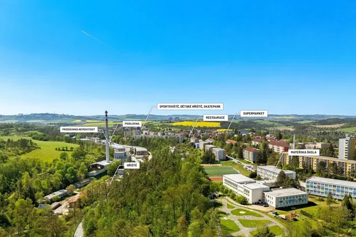 Pronájem obchodního prostoru, Třebíč, Tomáše Bati, 53 m2