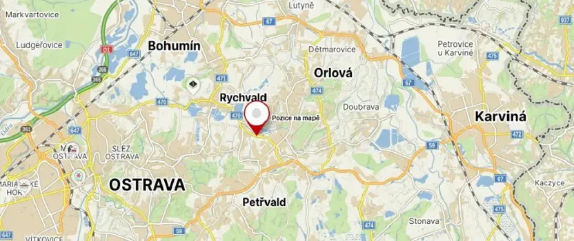 Dražba pozemku pro bydlení, Ostrava, Těšínská, 1947 m2