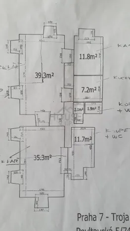 Prodej obchodního prostoru, Praha - Troja, 109 m2
