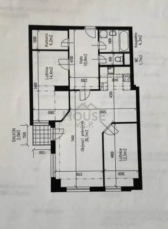 Prodej bytu 3+kk, Praha - Letňany, Malkovského, 83 m2