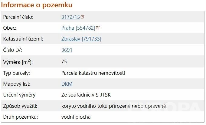 Prodej lesa, Praha, 2166 m2