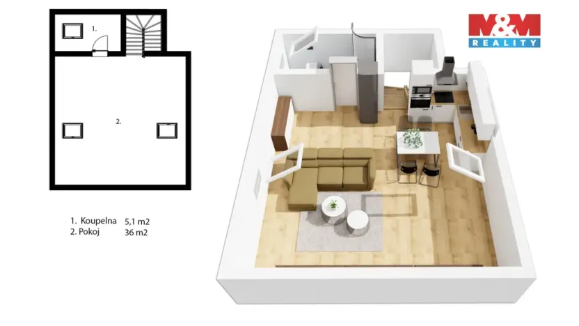 Prodej rodinného domu, Kačice, Hornická, 115 m2