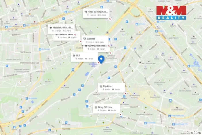 Prodej bytu 2+kk, Praha - Střížkov, Střížkovská, 65 m2