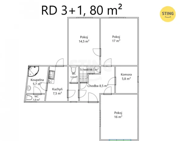 Prodej rodinného domu, Dubicko, 200 m2