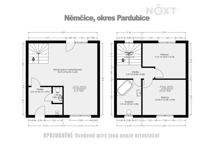 Pronájem rodinného domu, Němčice, 78 m2