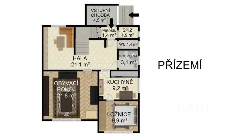 Prodej rodinného domu, Čimelice, 201 m2