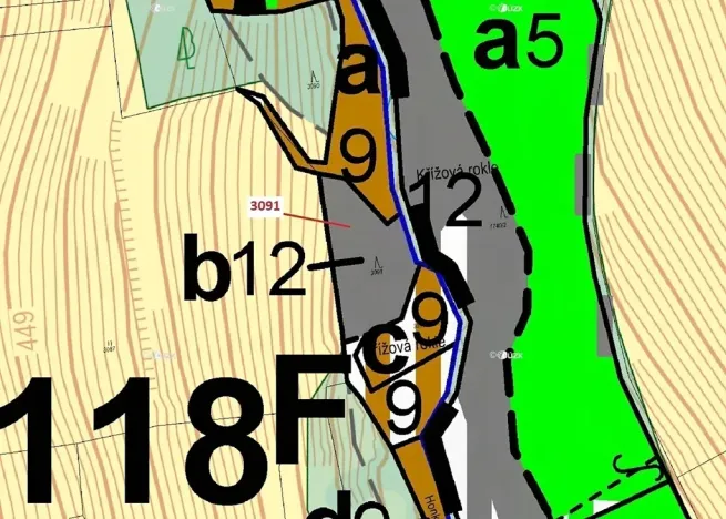 Dražba lesa, Benešov u Semil, 1964 m2