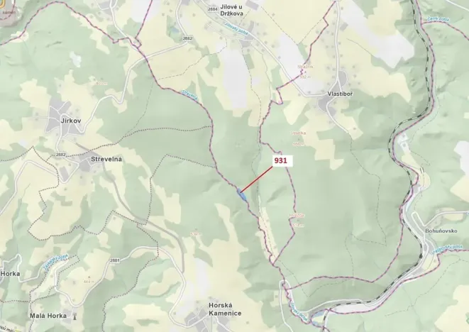 Dražba louky, Jílové u Držkova, 4019 m2