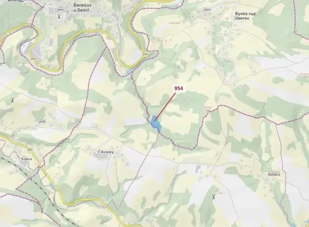 Dražba lesa, Bystrá nad Jizerou, 20539 m2