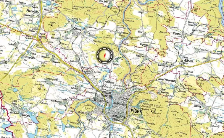 Prodej louky, Čížová, 5714 m2