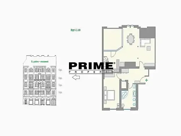 Pronájem bytu 3+kk, Praha - Nové Město, Truhlářská, 127 m2