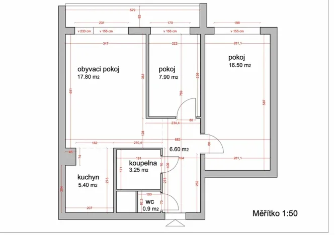 Prodej bytu 3+kk, Praha - Chodov, Modletická, 66 m2